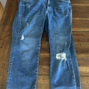 H&M Blue High Rise Women Jeans